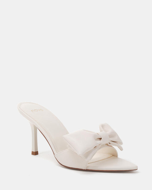 Image of Heels. Productname: Yasmina: White - Women's Strappy - High Heel in Multi colour by brand - Novo