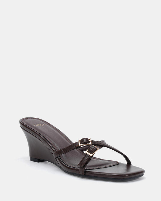 Image of Heels. Productname: Zevo: Espresso - Women's High Fashion in Espresso colour by brand - Novo