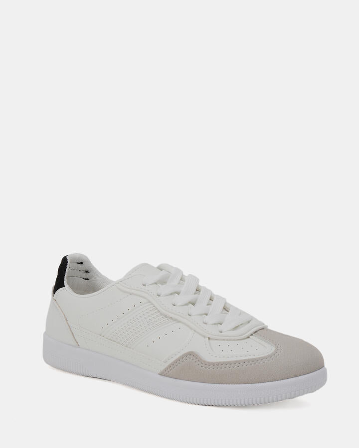 Image of Sneakers. Product name - Crews White Vegan in Multi colour by brand - Novo
