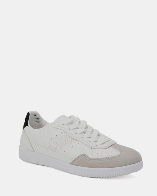 Image of Sneakers. Product name - Crews White Vegan in Multi colour by brand - Novo