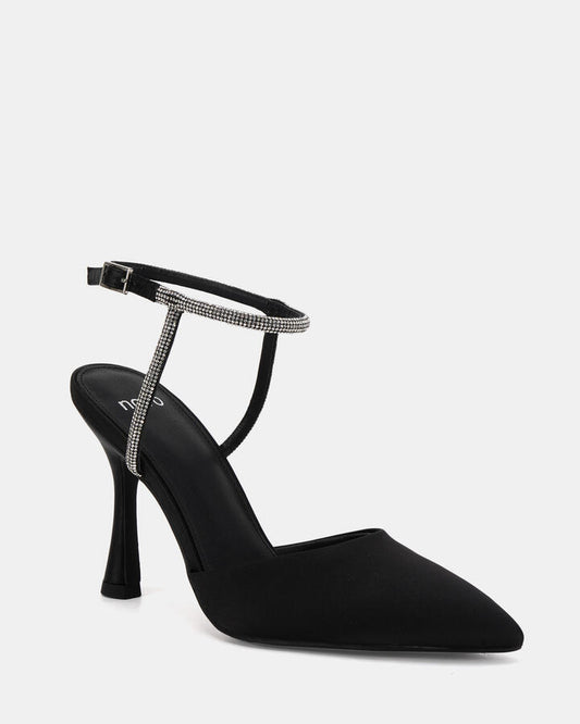 Image of Shoes. Product name - Illustrious Black Pumps in Black colour by brand - Novo