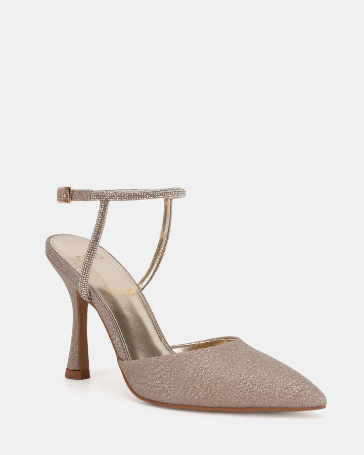 Image of Heels. Productname: Illustrious: Gold - Women's Novo Evening in Metallic colour by brand - Novo