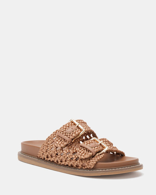 Image of Sandals. Productname: SOLOMON CAMEL Women's Thongs Novo Sandals in Beige colour by brand - Novo