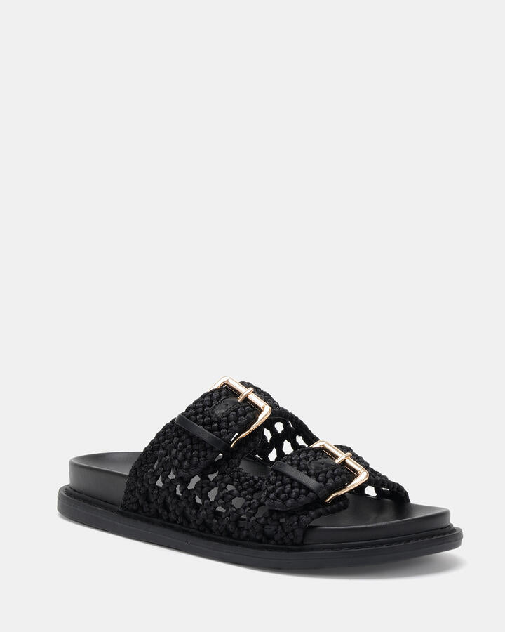 Image of Sandals. Productname: Solomon: Black - Women's Thongs in Black colour by brand - Novo