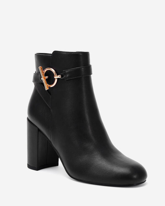 Image of Boots. Productname: KIDA: BLACK - Women's Boot High Heel in Black colour by brand - Novo