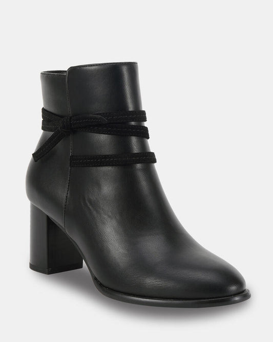Image of Boots. Productname: KALEY BLACK Women's Boot High Heel Novo Boots in Black colour by brand - Novo