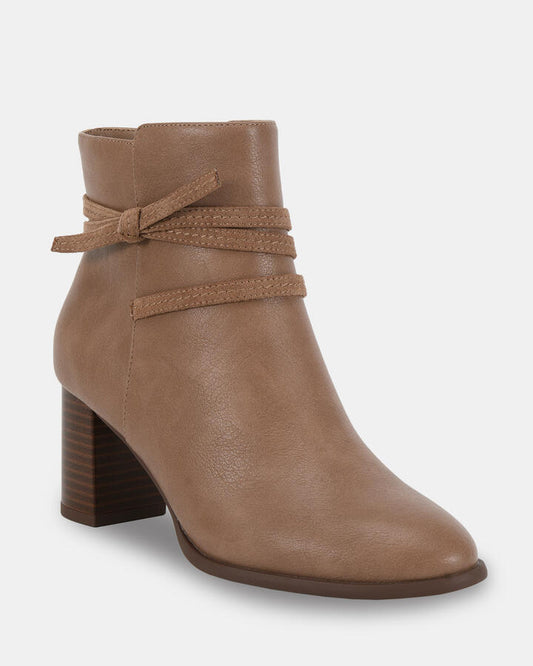 Image of Boots. Productname: KALEY NUDE Women's Boot High Heel Novo Boots in Nude colour by brand - Novo
