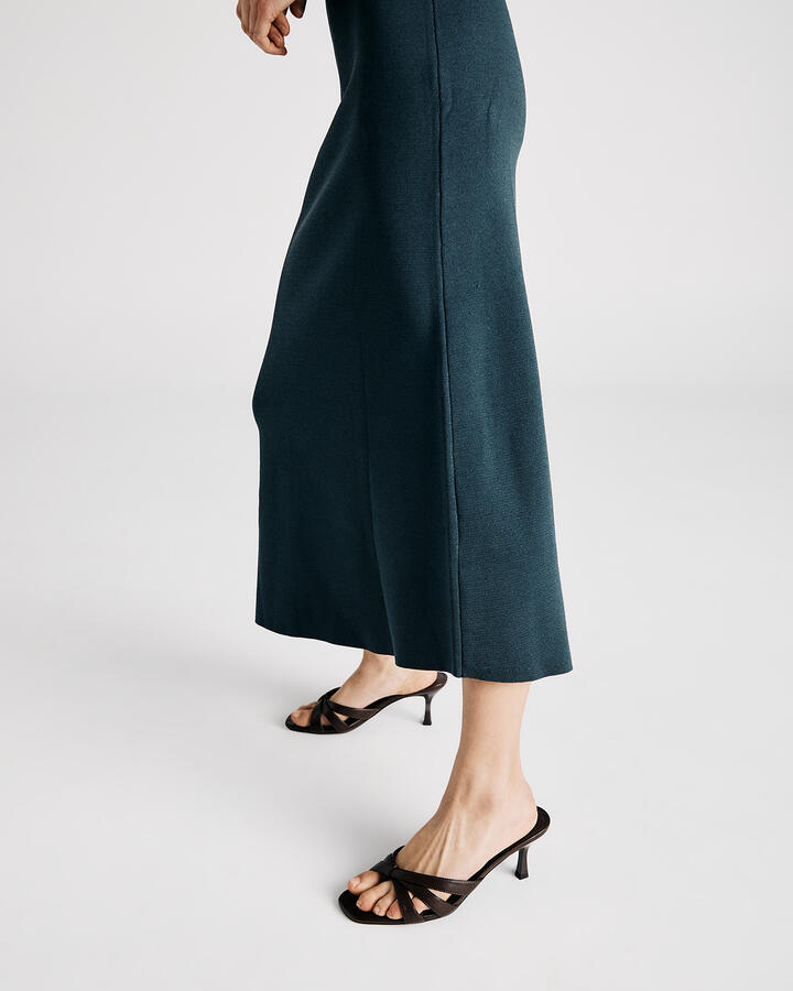 Image of Heels. Product name - Valancia Espresso Vegan Heels in Espresso colour by brand - Novo