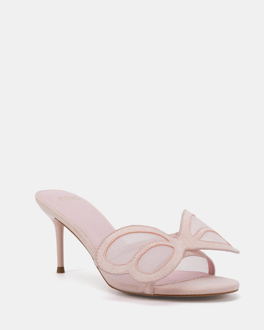 Image of Heels. Product name - Zaia Fairy Floss Micro High Heels in Fairy Floss Micro colour by brand - Novo
