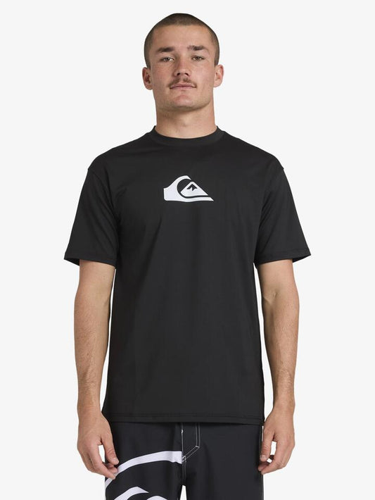 Image of Shirts. Productname: Quiksilver - Mens Solid Streak Surf Shirt - Black - in Black colour by brand - Quiksilver