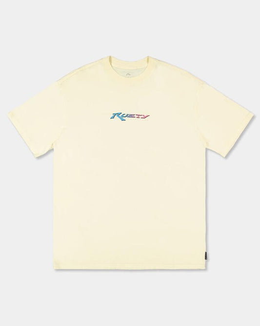 Image of T-Shirts. Product name - Rusty Mens Before Crowds All In T-Shirt Ecru in Ecru colour by brand - Rusty