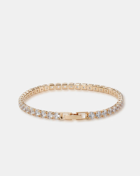 Image of Bracelets. Productname: Tennis Bracelet: Metallic - Women's Bracelets in Metallic colour by brand - Novo