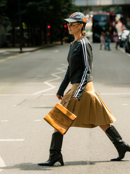 Image of Others. Productname: Ksubi Trinity Kilt in TAN colour by brand - Ksubi