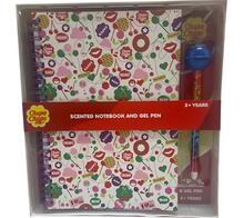 Image of Notebooks & Notepads. Product name - Chupa Chups Candy Scented Notebook & Pen Writing Set in colour by brand - Toymate