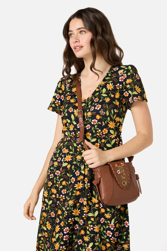 Image of Bags. Productname: Embroidered Bag in Tan colour by brand - Princess Highway