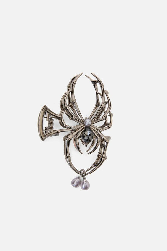 Image of Hair Accessories. Productname: Charming Spider Claw Clip in Gunmetal colour by brand - Black Friday