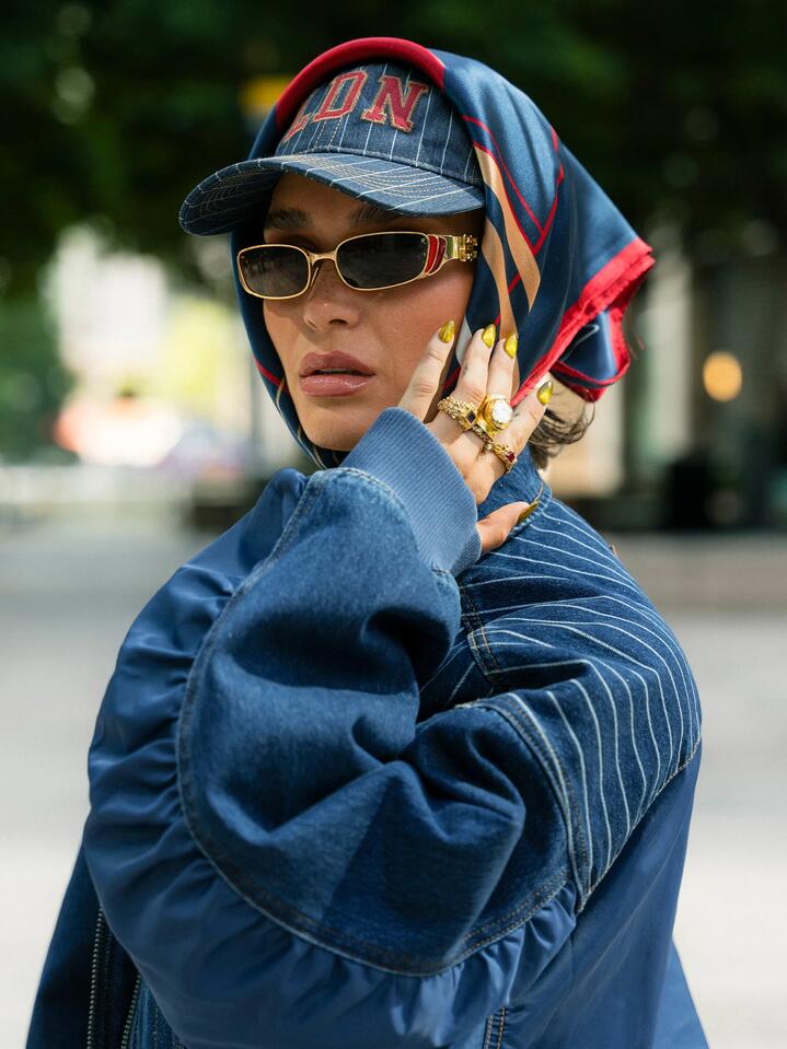 Image of Hats. Productname: Ksubi LDN Retro Cap ONE SIZE NAVY in NAVY colour by brand - Ksubi