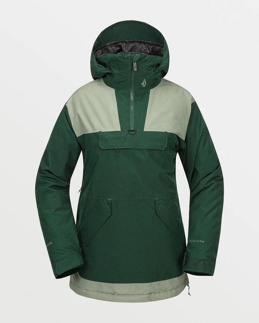 Image of Coats & Jackets. Product name - Volcom Womens Fern Insulated Gore-Tex Snow Jacket Scarab in Scarab colour by brand - Volcom