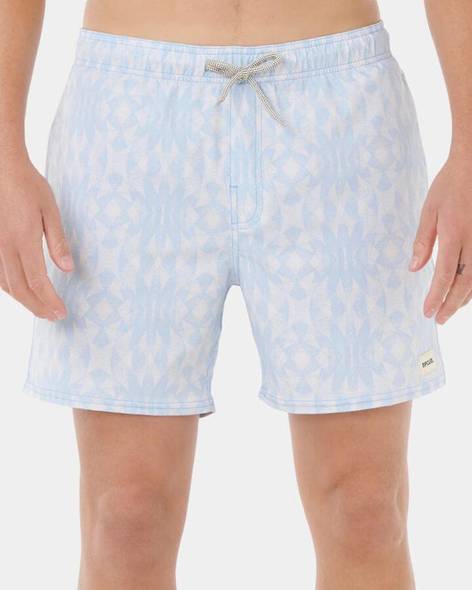 Image of Swimwear. Productname: Rip Curl Mens Fun Times Volley 16" Boardshorts Blue Wind - in Blue Wind colour by brand - Rip Curl
