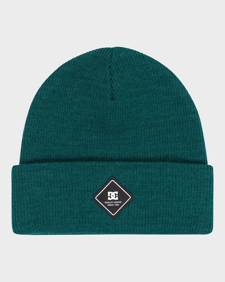 Image of Hats. Productname: DC Shoes - Mens Label Beanie - Deep Teal - in Deep Teal colour by brand - DC Shoes