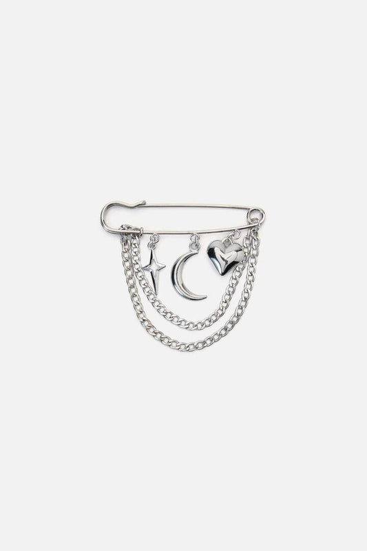 Image of Jewelry. Productname: Celestial Kilt Pin in Silver colour by brand - Dangerfield