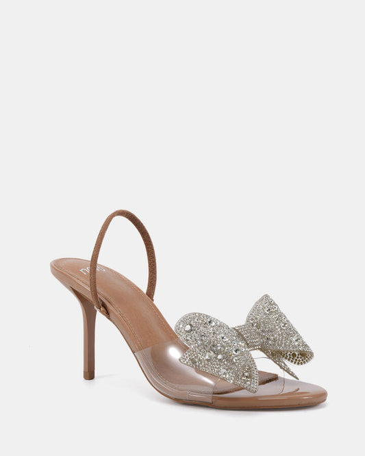 Image of Heels. Product name - Perception Camel High Heels in Beige colour by brand - Novo