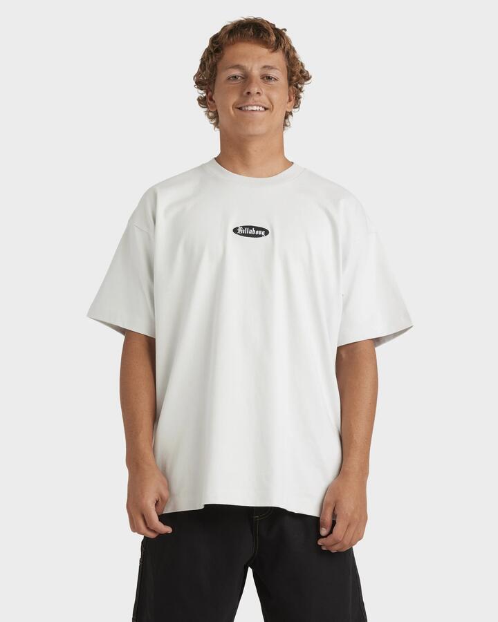 Image of T-Shirts. Product name - Billabong Mens Immortal Pill T-Shirt Fog in Fog colour by brand - Billabong