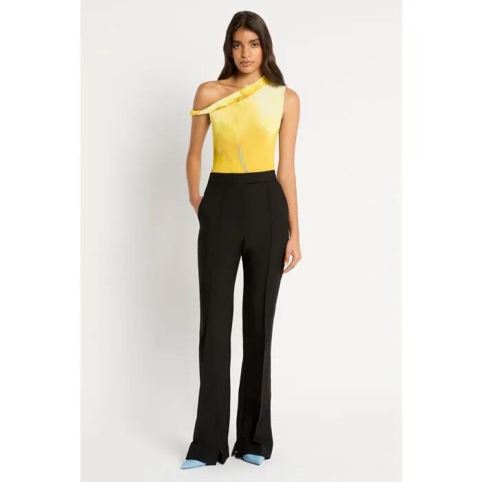 Image of a model wearing Pants. Productname: Amps Pant in NOIR colour by brand - sass and bide