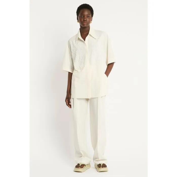 Image of Jewelry. Productname: Ring Of Past Relaxed Pant in Cream colour by brand - sass and bide