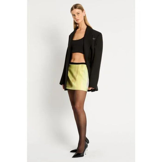 Image of a model wearing Skirts. Productname: Ombre Landscape Skirt in PRINT colour by brand - sass and bide