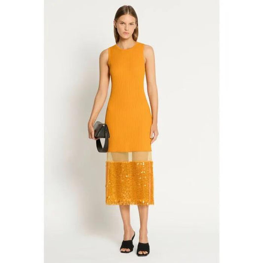 Image of Dresses. Productname: Sunrise Knit Dress in SUNRISE ORANGE colour by brand - sass and bide