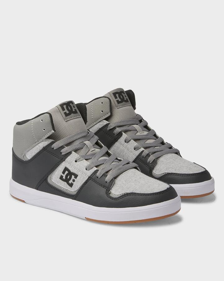 Image of Sneakers. Productname: DC Shoes Mens Dc Cure Hi Top Sneakers Dark Grey/Light Grey - in Dark Grey/Light Grey colour by brand - DC Shoes