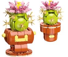 Image of Construction Set Toys. Product name - Flower Love Short Cactus 181pcs in colour by brand - Toymate