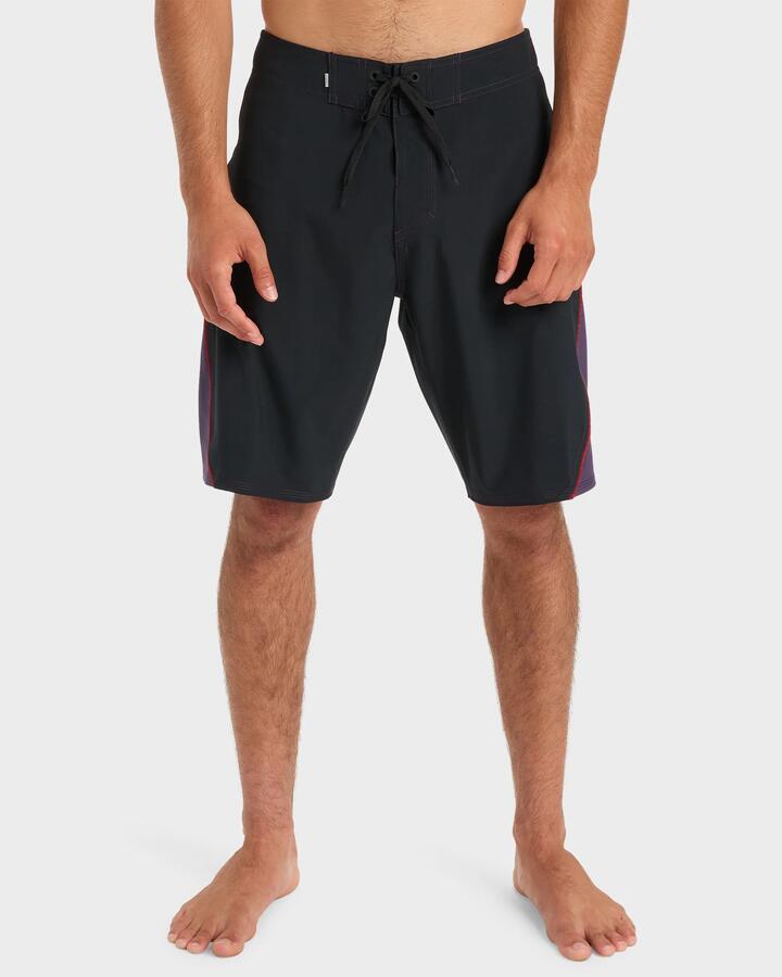 Image of Swimwear. Product name - Quiksilver Mens Mercury 99 19" Boardshorts Black in Black colour by brand - Quiksilver