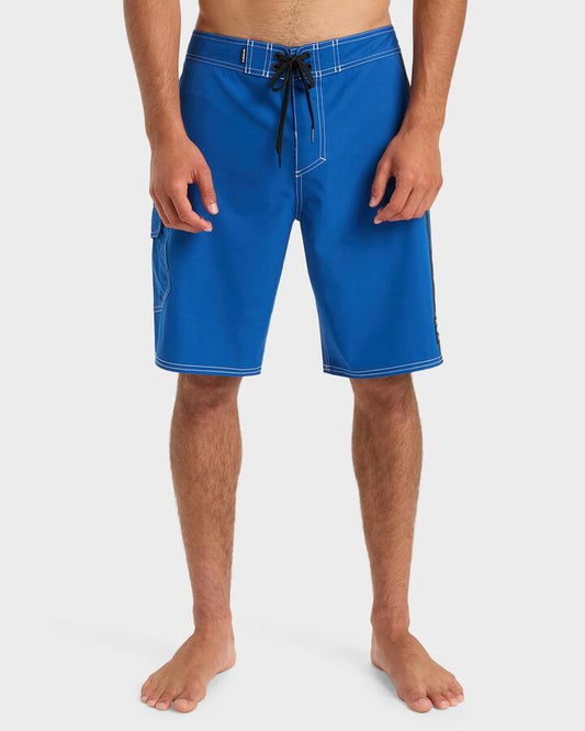 Image of Swimwear. Productname: Quiksilver Mens Interconnect 20" Boardshorts Monaco Blue - in Monaco Blue colour by brand - Quiksilver