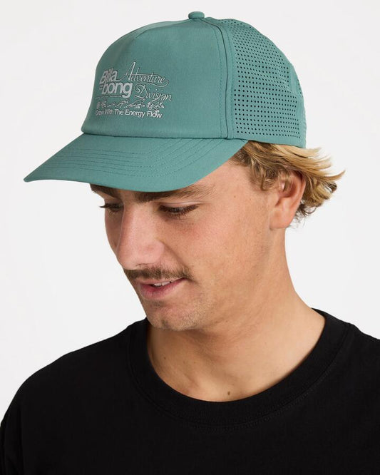 Image of Electronics Accessories. Productname: Billabong Mens Adiv Tech Trucker Cap Sage Green - in Sage Green colour by brand - Billabong