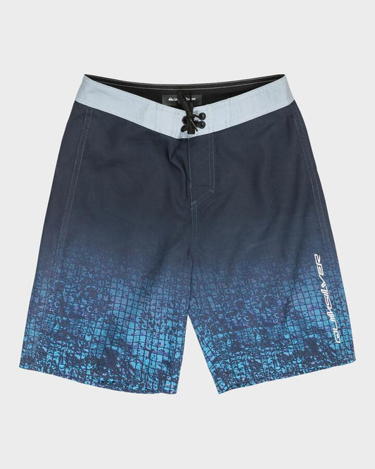 Image of Swimwear. Productname: Quiksilver Boys 8-16 Everyday 17" Boardshorts India Ink Mineral Fade - in India Ink Mineral Fade colour by brand - Quiksilver