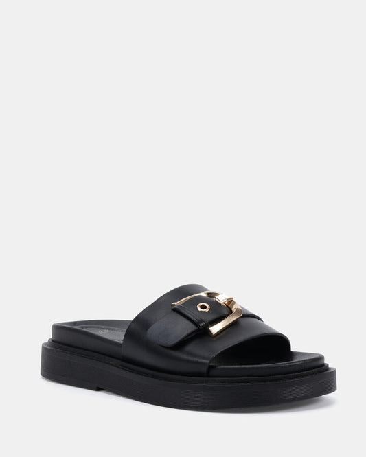 Image of Sandals. Productname: SATAY: BLACK - Women's Thongs in Black colour by brand - Novo