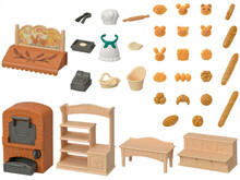 Image of Dolls. Product name - Sylvanian Families Bakery Shop Starter Set in colour by brand - Sylvanian Families
