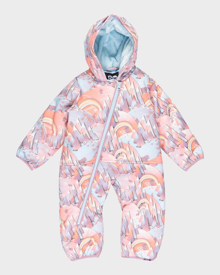 Image of Snowboards. Productname: Roxy - Toodlers Rose Snow Suit - Coral Chic Papercut - in Coral Chic Papercut colour by brand - Roxy