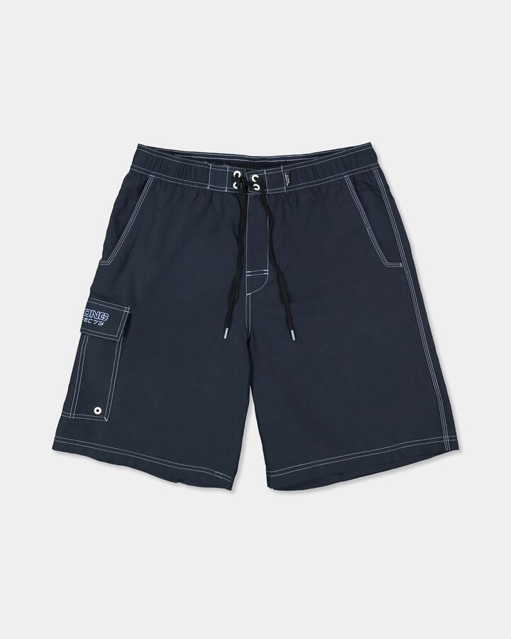 Image of Swimwear. Productname: Billabong Mens Throw On 21" Boardshorts Navy - in Navy colour by brand - Billabong