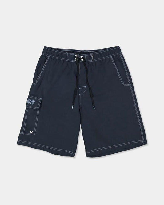 Image of Swimwear. Productname: Billabong Mens Throw On 21" Boardshorts Navy - in Navy colour by brand - Billabong