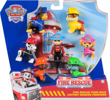Image of Toys. Product name - PAW Patrol Fire Rescue Team Vehicle Figure Set in colour by brand - Toymate