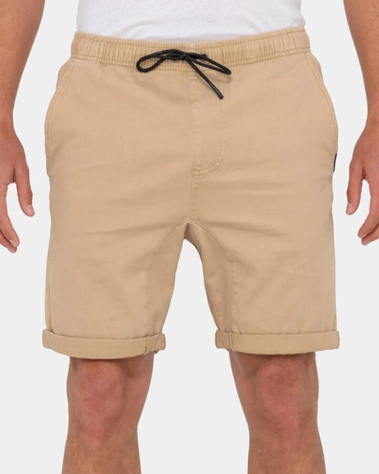 Image of Accessories. Productname: Rusty - Mens Hooked On 18" Walkshorts - Khaki - in Khaki colour by brand - Rusty