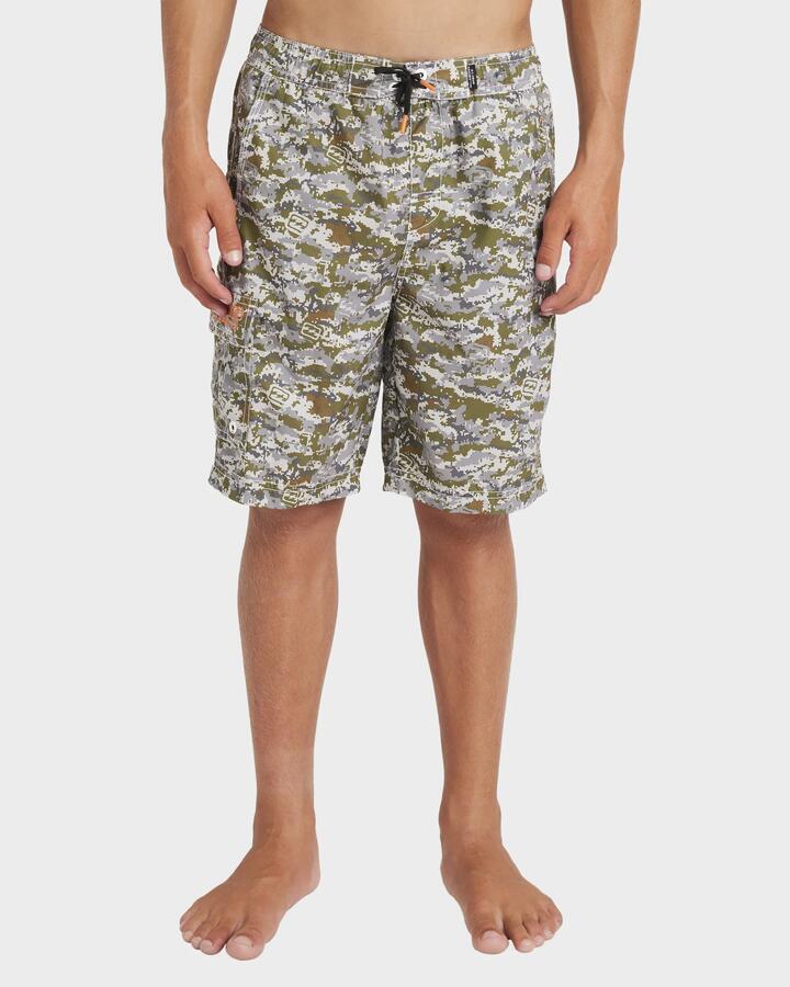 Image of Swimwear. Productname: Billabong Boys 8-16 Throw On Boardshorts Camo - in Camo colour by brand - Billabong