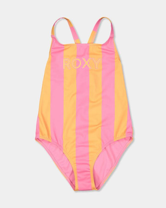 Image of Accessories. Productname: Roxy Girls 8-16 Forever Roxy One Piece Swimsuits Pink Cosmos - in Pink Cosmos colour by brand - Roxy