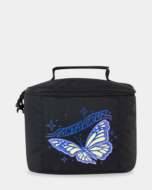 Image of Accessories. Productname: Santa Cruz - Winged Butterfly Strip Insulated Lunch Box - Black - in Black colour by brand - Santa Cruz