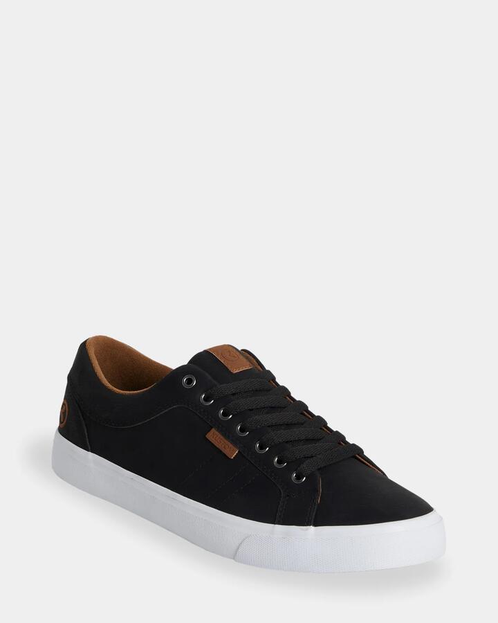 Image of Sneakers. Product name - Kustom Mens Finetime Sneakers Black in Black colour by brand - Kustom