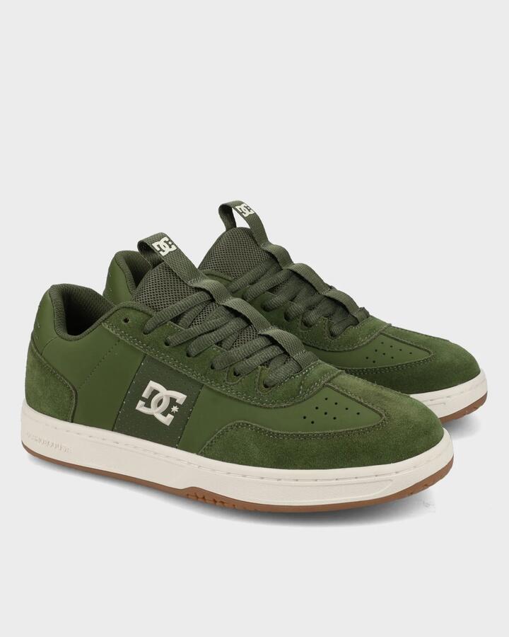Image of Shoes. Product name - DC Shoes Mens Dc Astrix Skate Shoes Olive/Gum in Olive/Gum colour by brand - DC Shoes