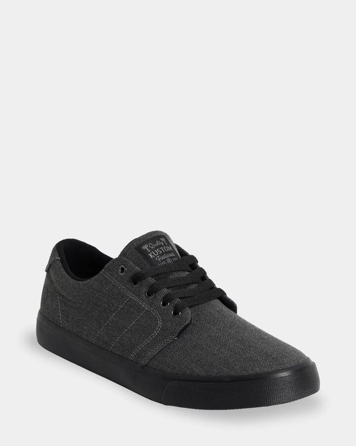 Image of Sneakers. Productname: Kustom - Mens Layday Sneakers - All Black - in All Black colour by brand - Kustom